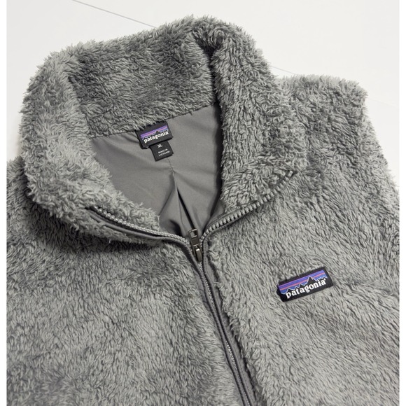 Patagonia Jackets & Blazers - Patagonia Womens Los Gatos Full Zip Vest Gray Fleece Pockets Warm Outdoors Sz XL